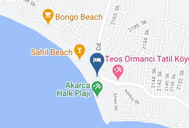 Seferihisar - Teos Ormanci Tatil Koyu Maps