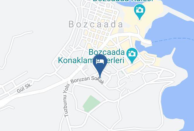 Bozcaada - Teos Otel Bozcaada Maps