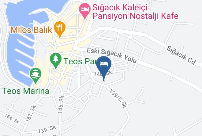 Seferihisar - Teospa Hotel Maps