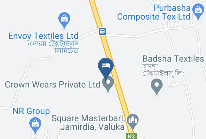 Dhaka - Tepantor Princess Hotel & Resort Maps