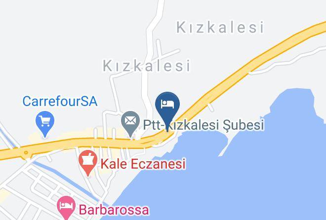 Erdemli - Tepe Beach Hotel & Club Maps
