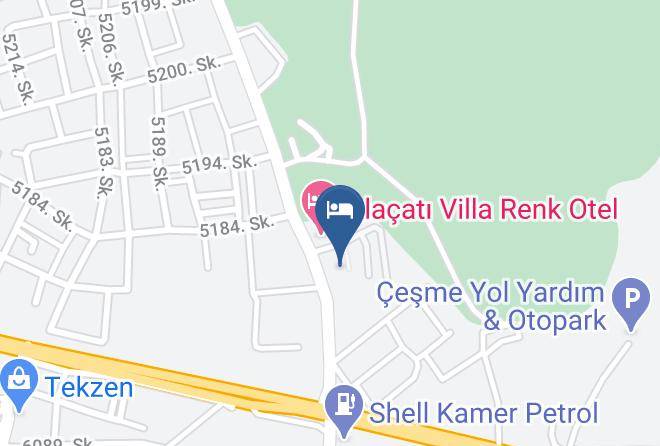 Cesme - Tepe Butik Otel Alacati Maps