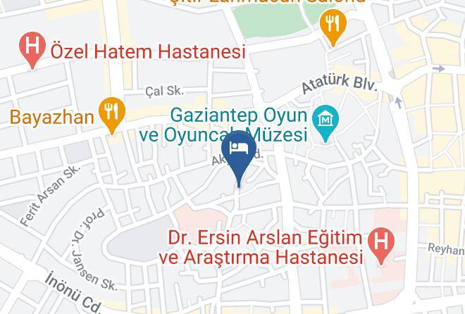 Sahinbey - Tepebasi Konaklari Boutique Hotel Maps