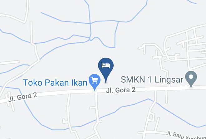 West Lombok Regency - Tepi Sawah Hotel Maps