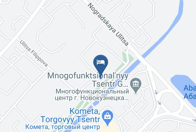 Novokuznetsk - Teplyy Stan Gostinitsa Maps