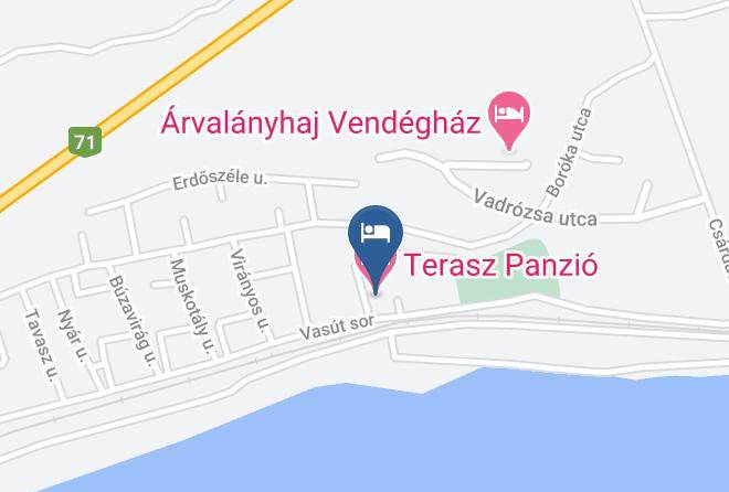 Balatonakali - Terasz Panzio Maps