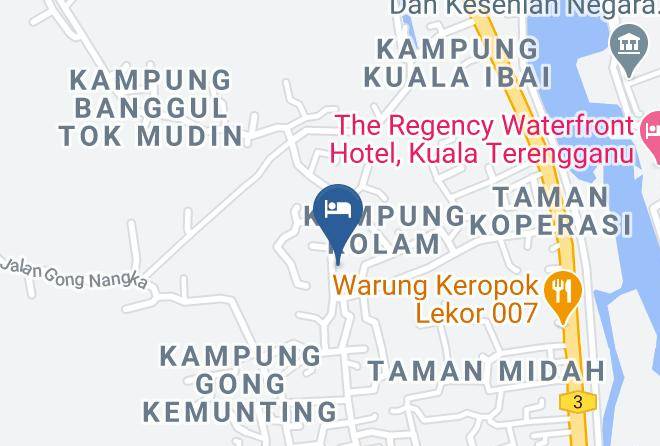 Kuala Terengganu - Teratai Homestay Maps