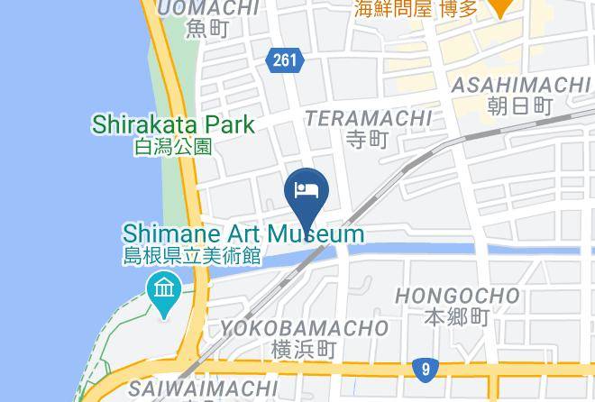 Matsue City - Terazuya Ryokan Maps