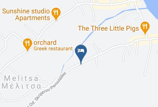 Kerkira - Tereza' S 3 Star Hotel In Sidari Maps