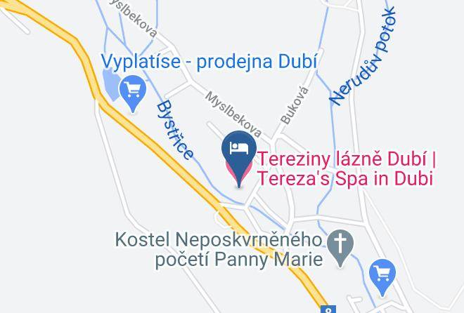 Teplitz - Tereziny Lazne Dubi Terezas Spa In Dubi Maps