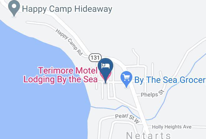 Tillamook - Terimore Motel Lodging By The Sea Maps