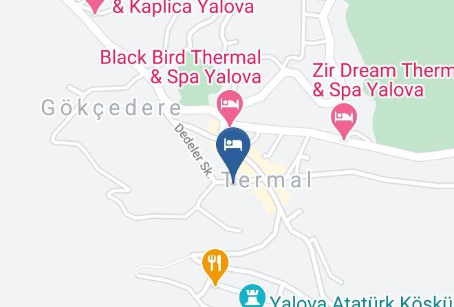 Gokcedere - Termal Elit Hotel Maps
