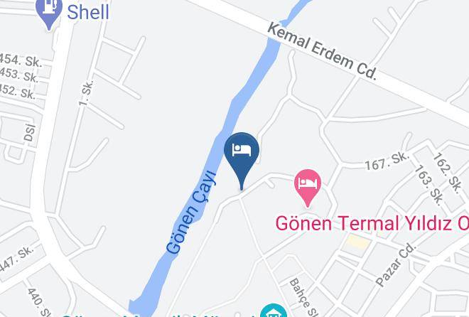 Gonen - Termal Yesil Otel Maps