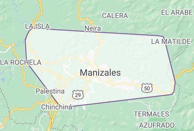 Manizales - Termales El Otono Maps
