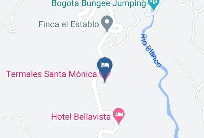 Choachi - Termales Santa Monica Maps