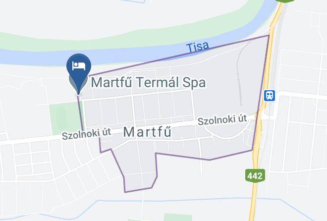 Martfu - Termalhotel Martfu Maps
