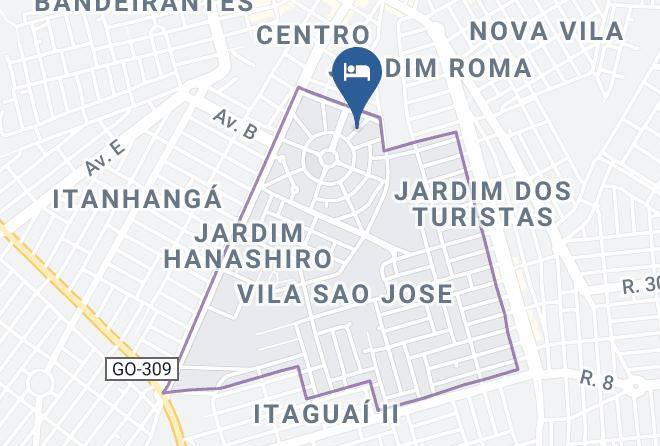 Caldas Novas - Termas Caldas Affego Maps