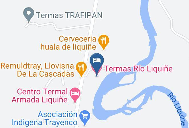 Valdivia Province - Termas Rio Liquine Maps