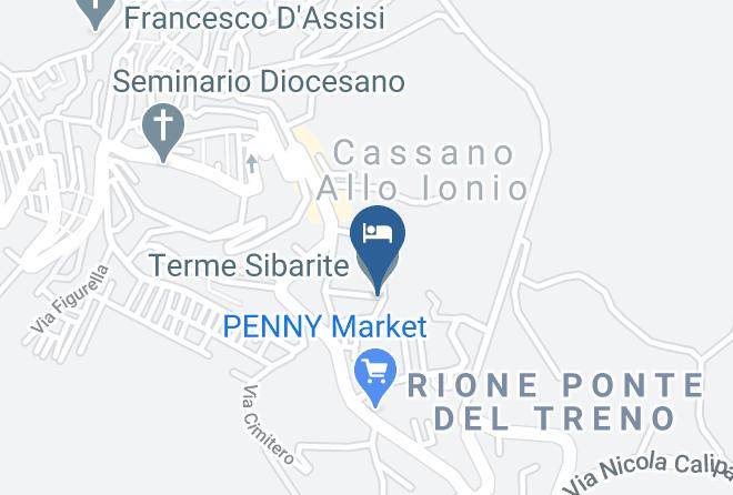 Cosenza - Terme Sibarite Maps