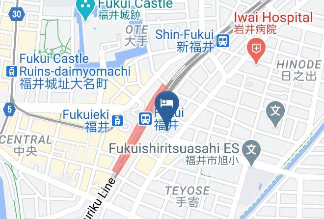 Fukui City - Terminal Hotel Fukui Maps