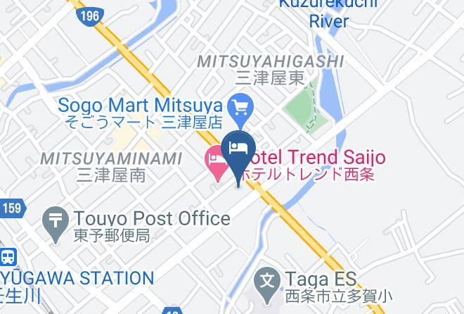 Saijo City - Terminal Hotel Toyo Maps