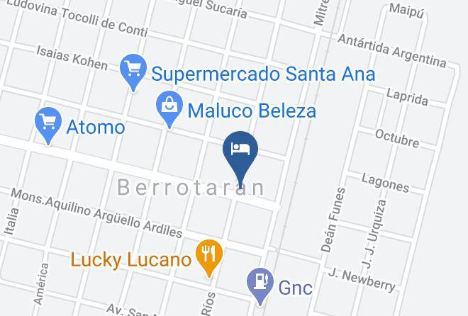 Rio Cuarto Department - Terminal Y Hotel Co Ra So Maps