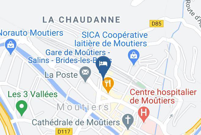 Terminus Hotel Des 3 Vallees Map