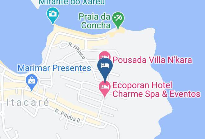 Itacare - Terra Boa Hotel Boutique Maps