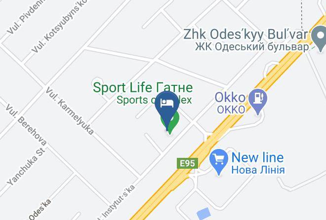 Kiev Sviatoshyn Raion - Terra Nova Hotel Restaurant Maps