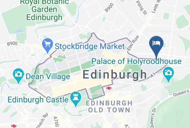 Edinburgh City - Terrace Hotel Maps