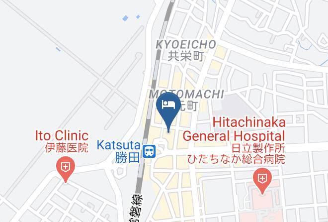 Hitachinaka City - Terrace Inn Katsuta Maps