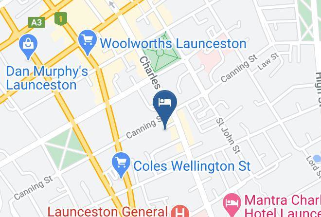 Launceston - Terrace On Walbourne Maps