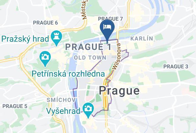 Prague - Terrace Studio One Maps