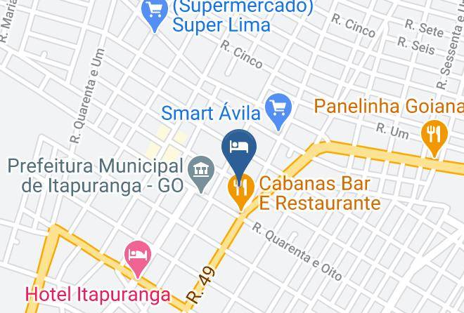 Itapuranga - Terraco Hotel Maps