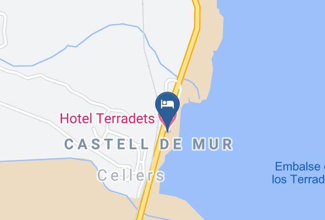 Hotel Terradets Map