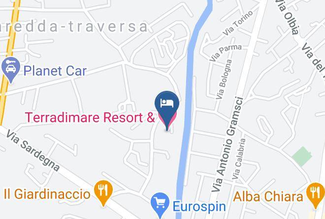 Sassari - Terradimare Resort & Spa Maps