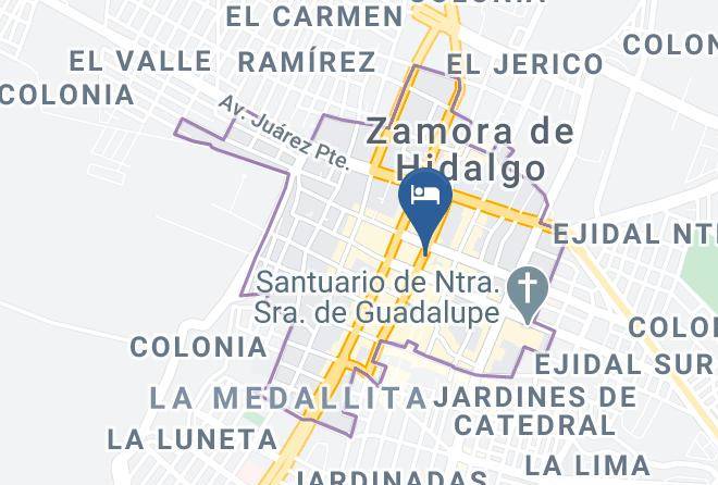 Zamora - Terrass Hotel Zamora Maps
