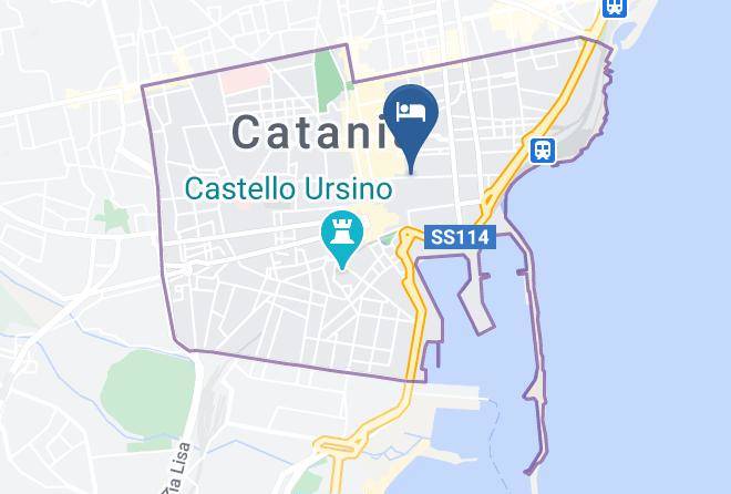 Catania - Terrazza Sangiuliano Suite & Spa In Beautiful View Maps