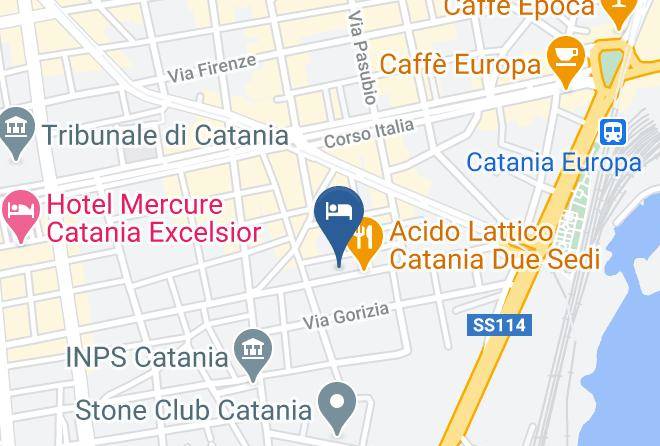 Catania - Terrazza Savoia Maps