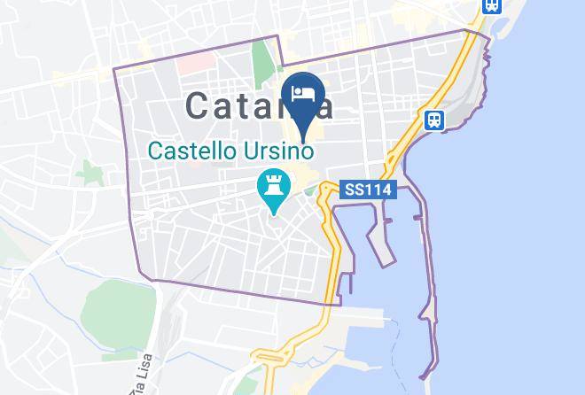 Catania - Terrazza Vasta Maps