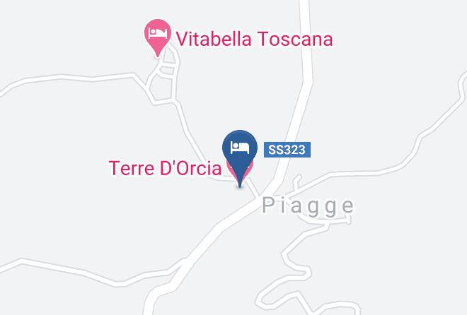 Terre D'orcia Map