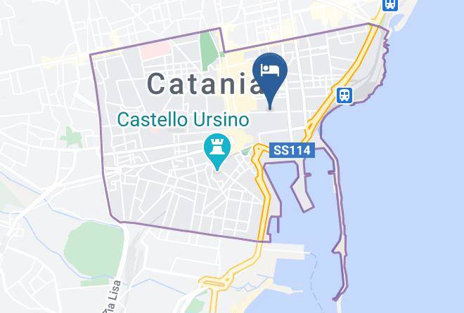 Catania - Terre Di Catania B&b Maps