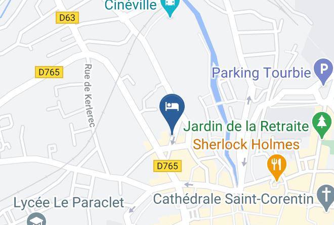 Finistere - Terres De France Appart'hotel Quimper Bretagne Maps