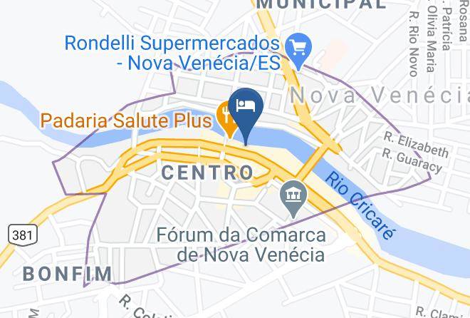 Nova Venecia - Territorio Hotel Maps
