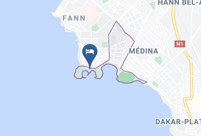 Dakar - Terrou Bi Resort Maps