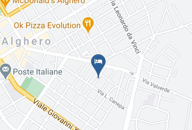 Sassari - Terry Camera Vacanze Alghero Maps