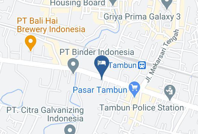 Bekasi Regency - Terus Jaya Hotel Maps