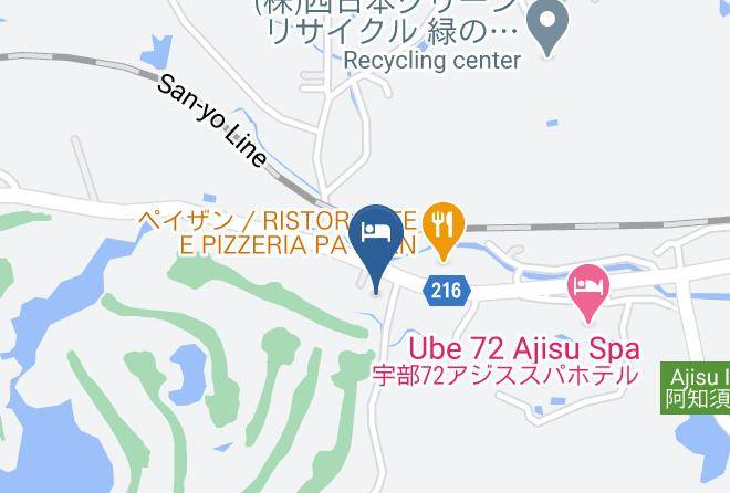 Yamaguchi City - Teshima Inn Maps