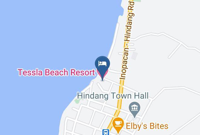 Leyte - Tessla Beach Resort Maps