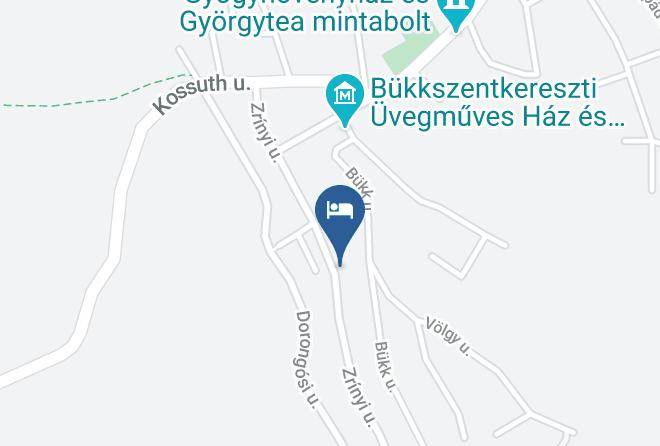 Bukkszentkereszt - Teteje Vendeghaz Maps